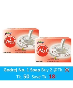 GODREJ NO 1 SAFFRON SOAP 100G