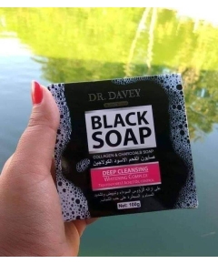 DR.DAVEY Black soap Collagen & Charcoals soap