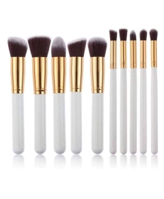 Kabuki Brush 10pcs Set  White