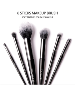 FOCALLURE MAKEUP BRUSHES 6PCS KIT