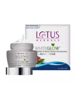 Lotus Herbals WHITEGLOW Skin Whitening & Brightening Nourishing Night Cream 60g