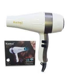 Kemei Km-5813 Hair Dryer  (3000 W, White)