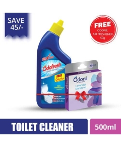 Odofresh Ultra Shine Toilet Cleaner  (Free Odonil Air Freshener 50 gm) 500 ml