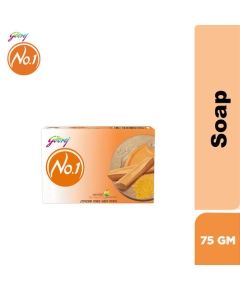 Godrej No 1 Bathing Soap  Sandal & Turmeric 75gm