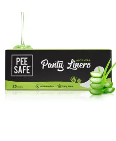 Pee Safe Aloe Vera Panty Liners - Pack of 25