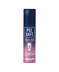 Pee Safe Toilet Seat Sanitizer Spray 75ml Floral