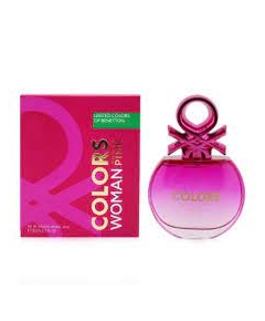 Benetton Colors Pink Woman Eau De Toilette (80ml)