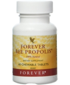 Forever Bee Propolis 100% Natural - 60 Chewable Tablets by Forever