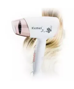 Kemei KM-3365 Hot And Normal Air Foldable Hair Dryer