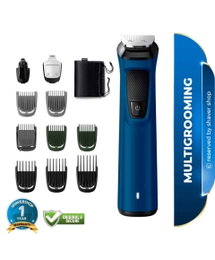 Philips Multi Grooming Kit MG7707/15, 12-in-1, Face, Head and Body – All-in-one Trimmer for Men