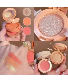 Miss lara Blush Highlighter 3 in 1 makeup palette