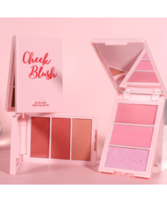 HANDAIYAN Cheek Blush 3D Trio Palette