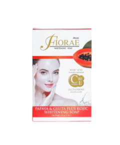 FIORAE Papaya & Gluta Plus Kojic Skin Care Soap 165g - Fairness Soap