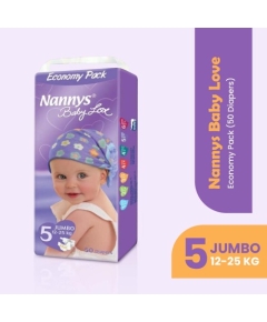 Nannys Baby Love Diaper- Jumbo (12-25 kg)