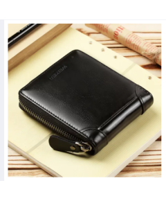 Zipper High Quality Leather Wallet For Men