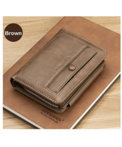 High Quality Carrken New Fashion Retro PU Leather Short Wallet