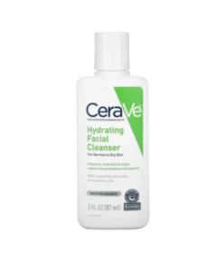 Cerave Hydrating Facial Cleanser Face Wash For Normal To Dry Skin 87ml