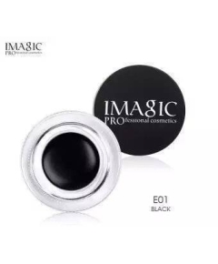 IMAGIC Gel Eyeliner Waterproof Lasting Cream With Brush Black Color