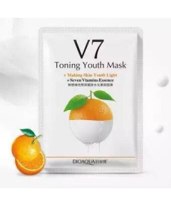 BIOAQUA V7 Toning Youth Facial Fruit Mask orange