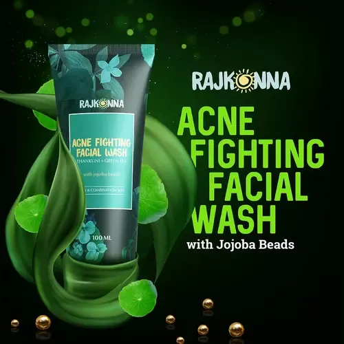 Rajkonna Acne Fighting Facial Wash 100ml, 3 image