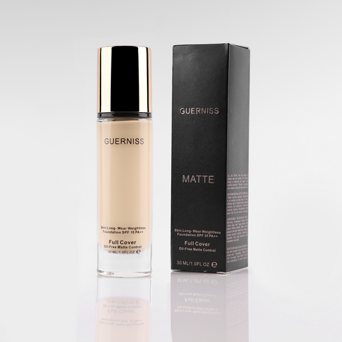 Guerniss Cover Matte Foundation 30ml - Worm Porcelain 2.0