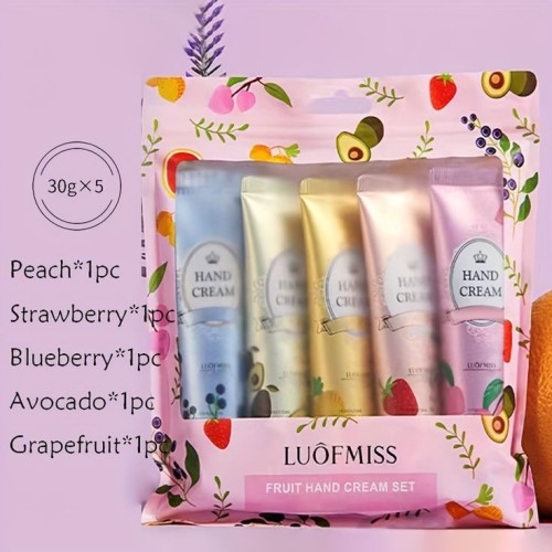 LUOFMISS Fruits Extract Hand Cream Set, 3 image